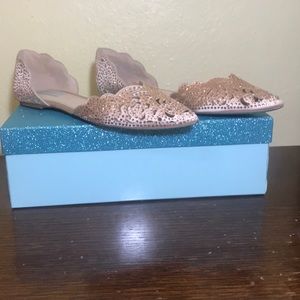 Blue by Betsy Johnson Embellished Flats